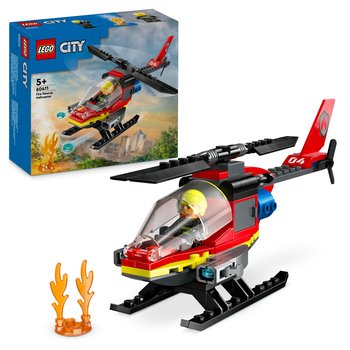 LEGO City, klocki, Strażacki helikopter ratunkowy, 60411 - LEGO