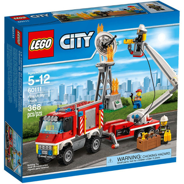 LEGO City, klocki Strażacki wóz techniczny, 60111