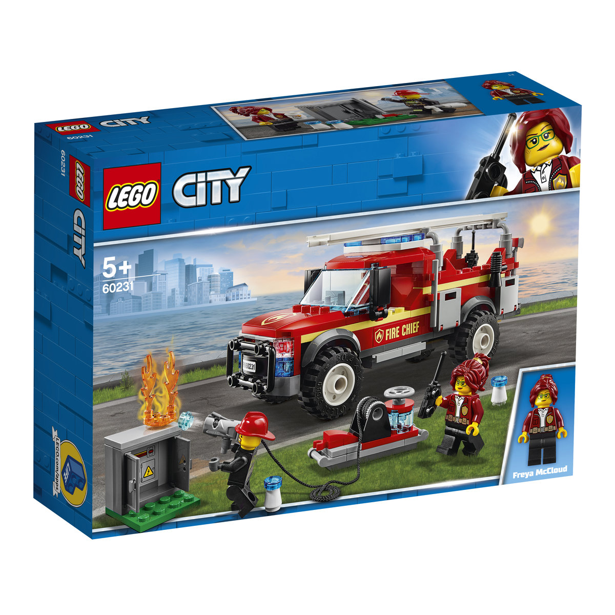 LEGO City, klocki Terenówka komendantki straży pożarnej, 60231