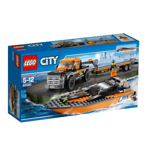 LEGO City, klocki Terenówka z motorówką, 60085