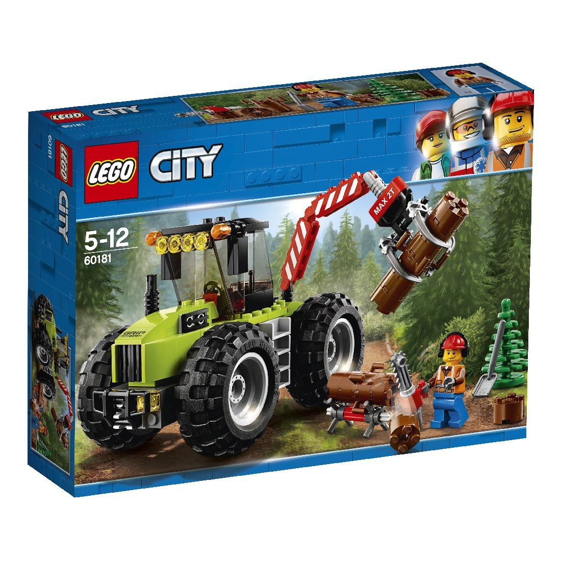LEGO City, klocki Traktor leśny, 60181