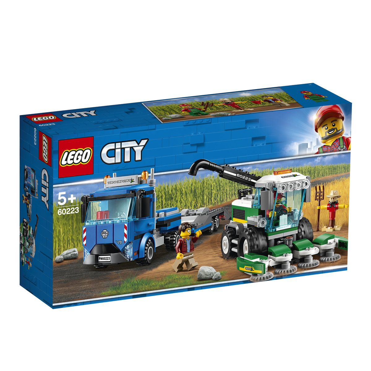 LEGO City, klocki Transporter kombajnu, 60223