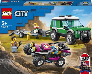 LEGO City, klocki Transporter łazika wyścigowego, 60288 - LEGO