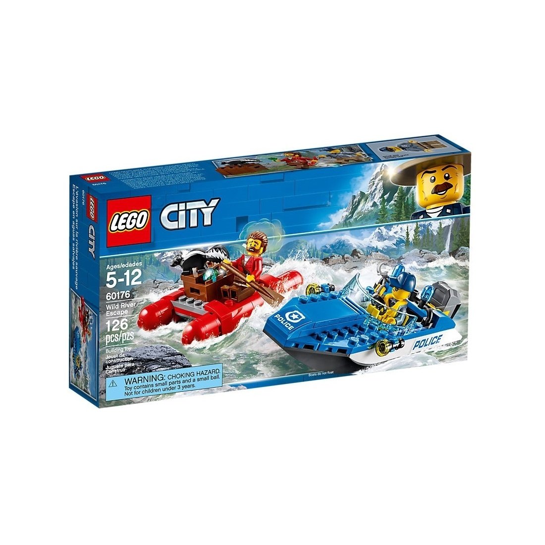 LEGO City, klocki Ucieczka rzeką, 60176