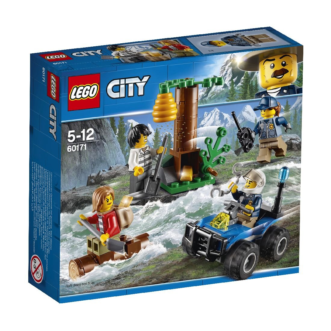 LEGO City, klocki Uciekinierzy w górach, 60171