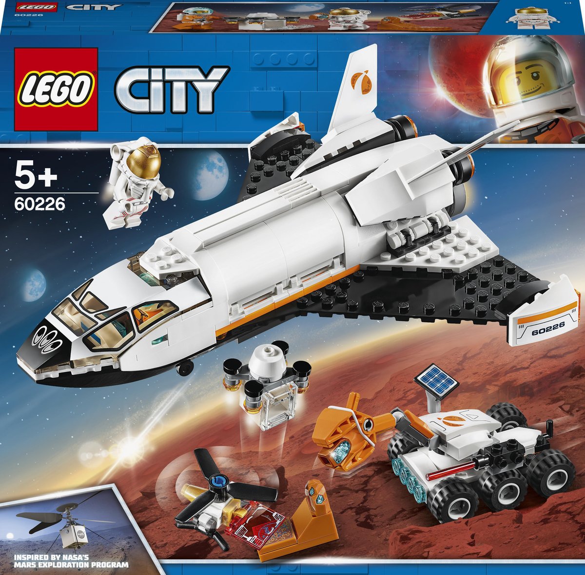 LEGO City, klocki Wyprawa badawcza na Marsa, 60226