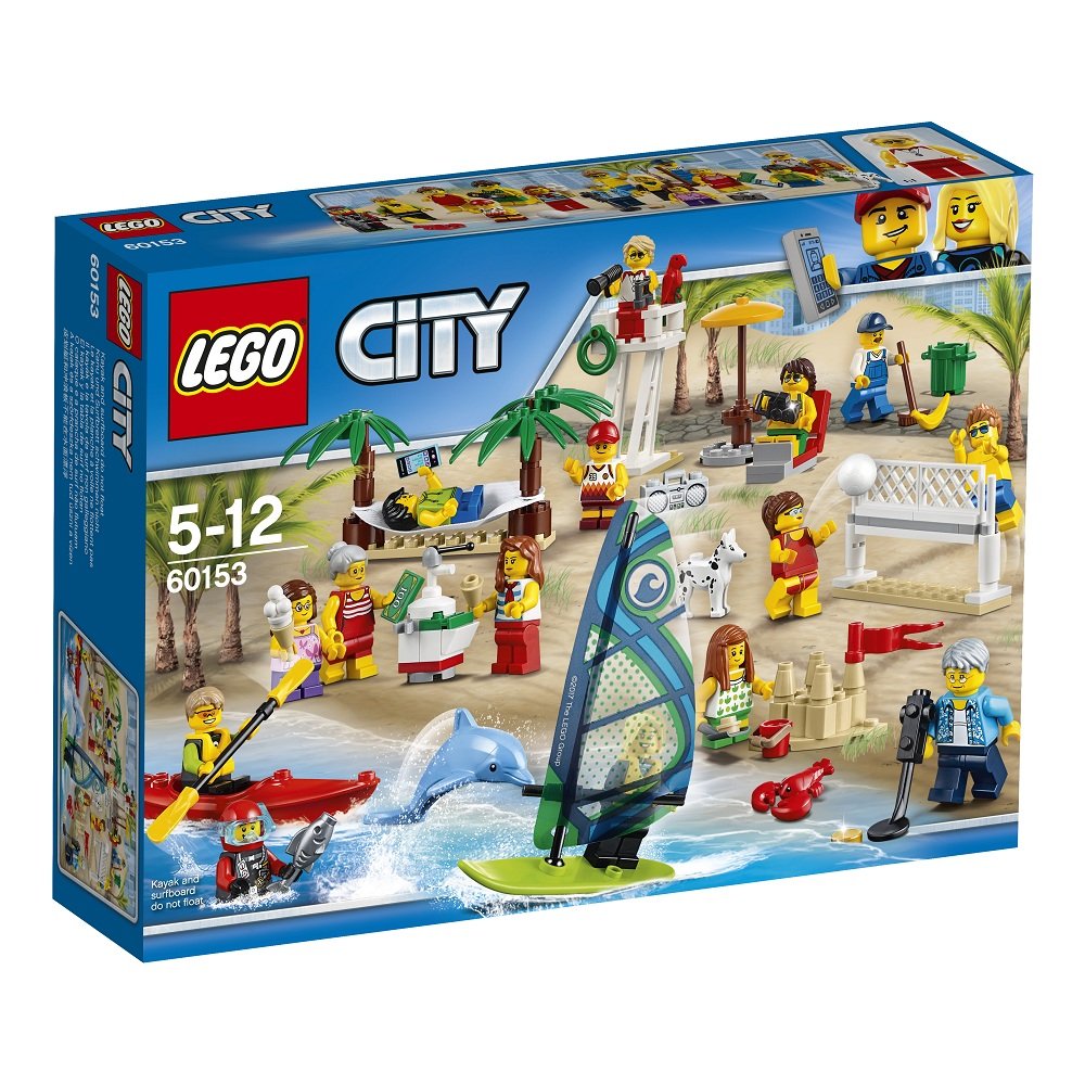 LEGO City, klocki, zabawa na plaży, 60153