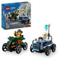 LEGO City, klocki, Zestaw wyścigówek: samolot kontra łóżko szpitalne, 60459