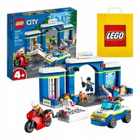 LEGO City Posterunek policji - Pościg (60370) + Torba Lego + Katalog PDF