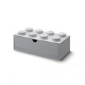 LEGO Classic 40211740 Szufladka na biurko klocek LEGO Brick 8 - Szary - LEGO