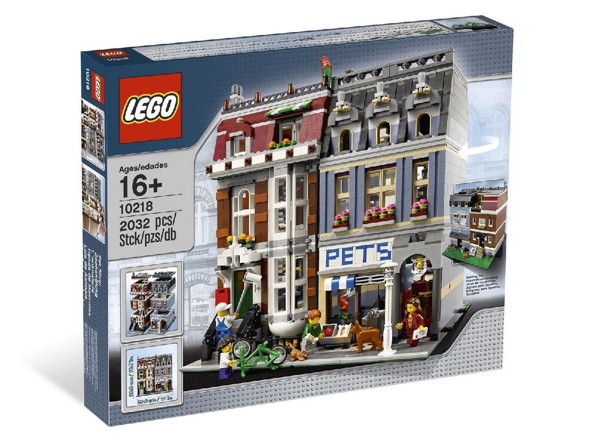 LEGO Classic, klocki Houses Pets Shop, 10218