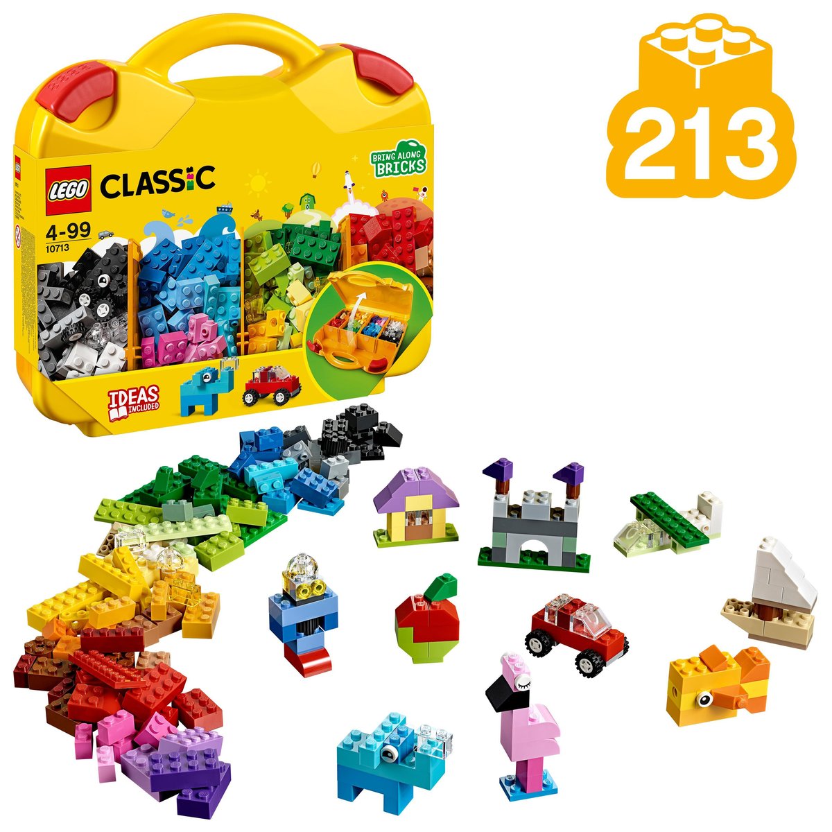 LEGO Classic, klocki Kreatywna walizka, 10713
