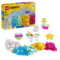 LEGO Classic, klocki, Magiczny zestaw z przezroczystymi klockami, 11040