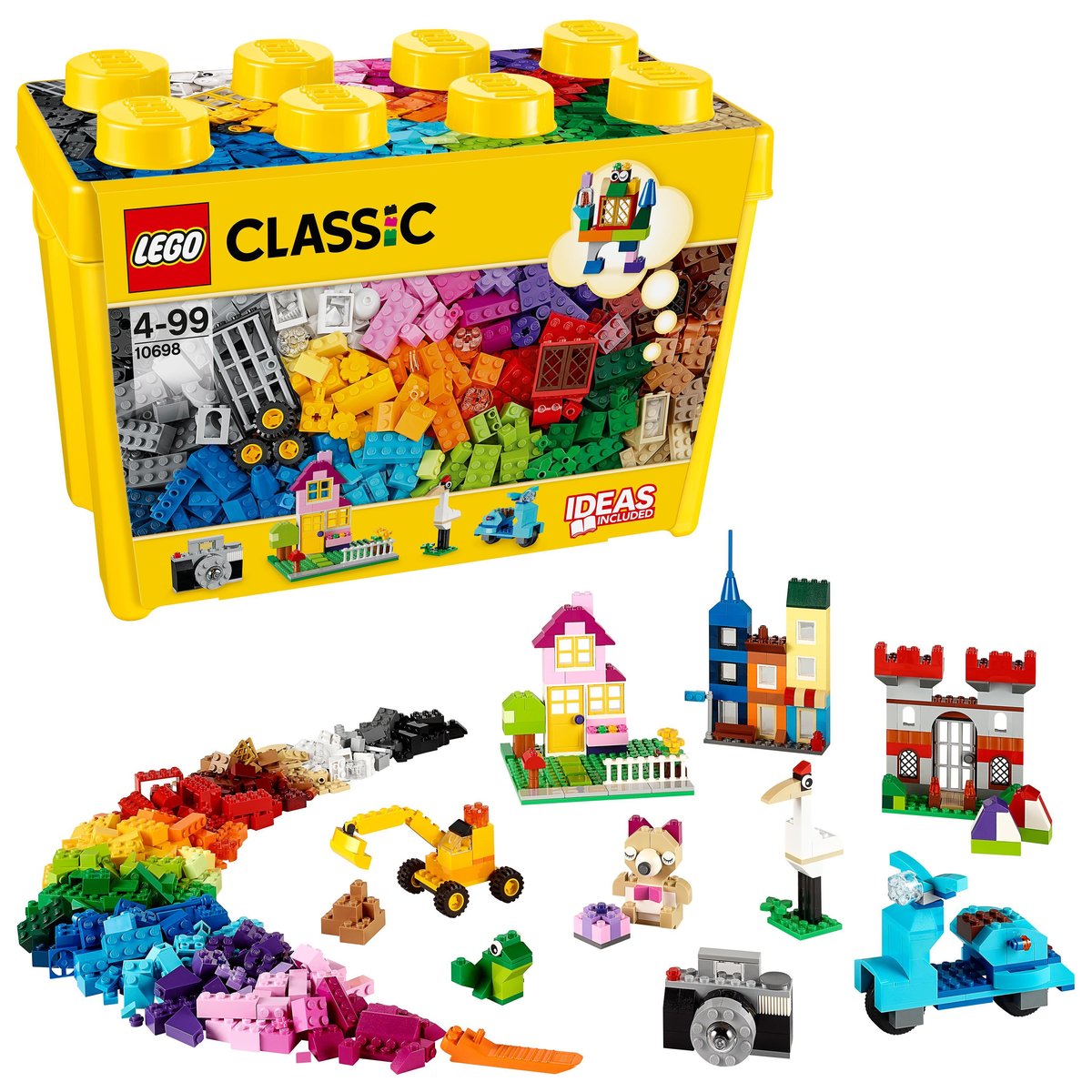 LEGO Classic, Kreatywne Klocki, Duże Pudełko, 10698