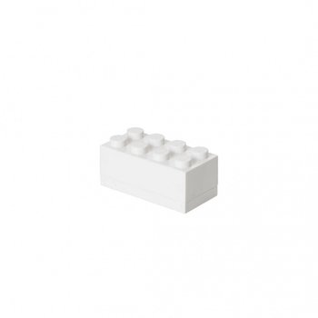 LEGO Classic, Minipudełko Klocek, 8, Białe, 40121735 - LEGO