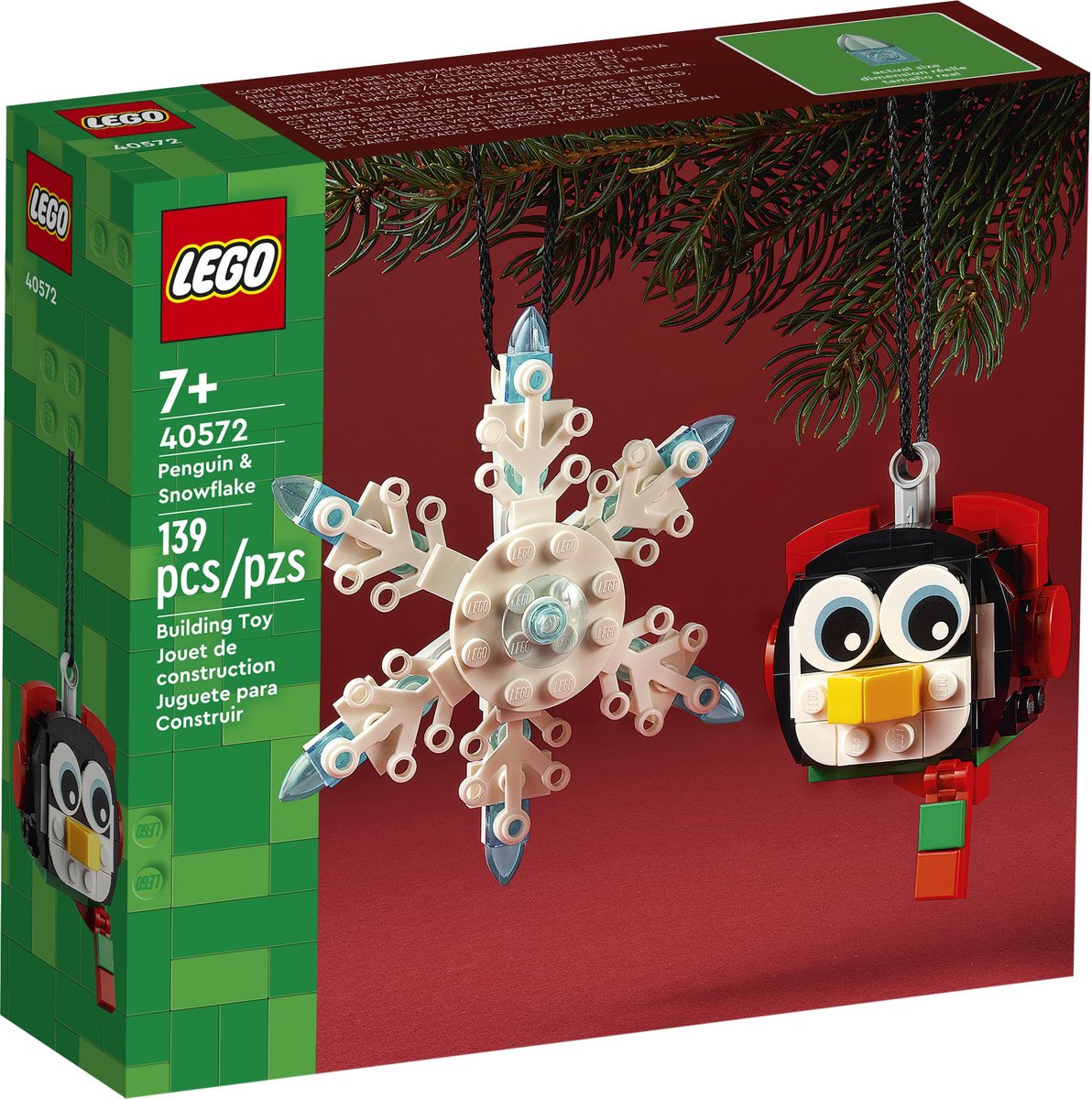 LEGO Classic, klocki, Pingwin I Płatek Śniegu, 40572
