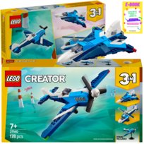Lego Creator 3W1 - Statek Powietrzny : Samolot Wyścigowy 31160 Klocki Prezent + Ebook