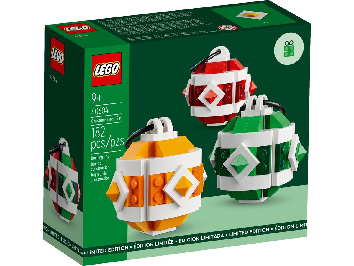 Фото - Конструктор Lego Creator 40604 Zestaw świątecznych ozdób 