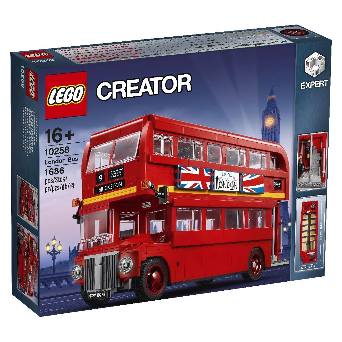 LEGO Creator Expert, klocki Londyński autobus, 10258