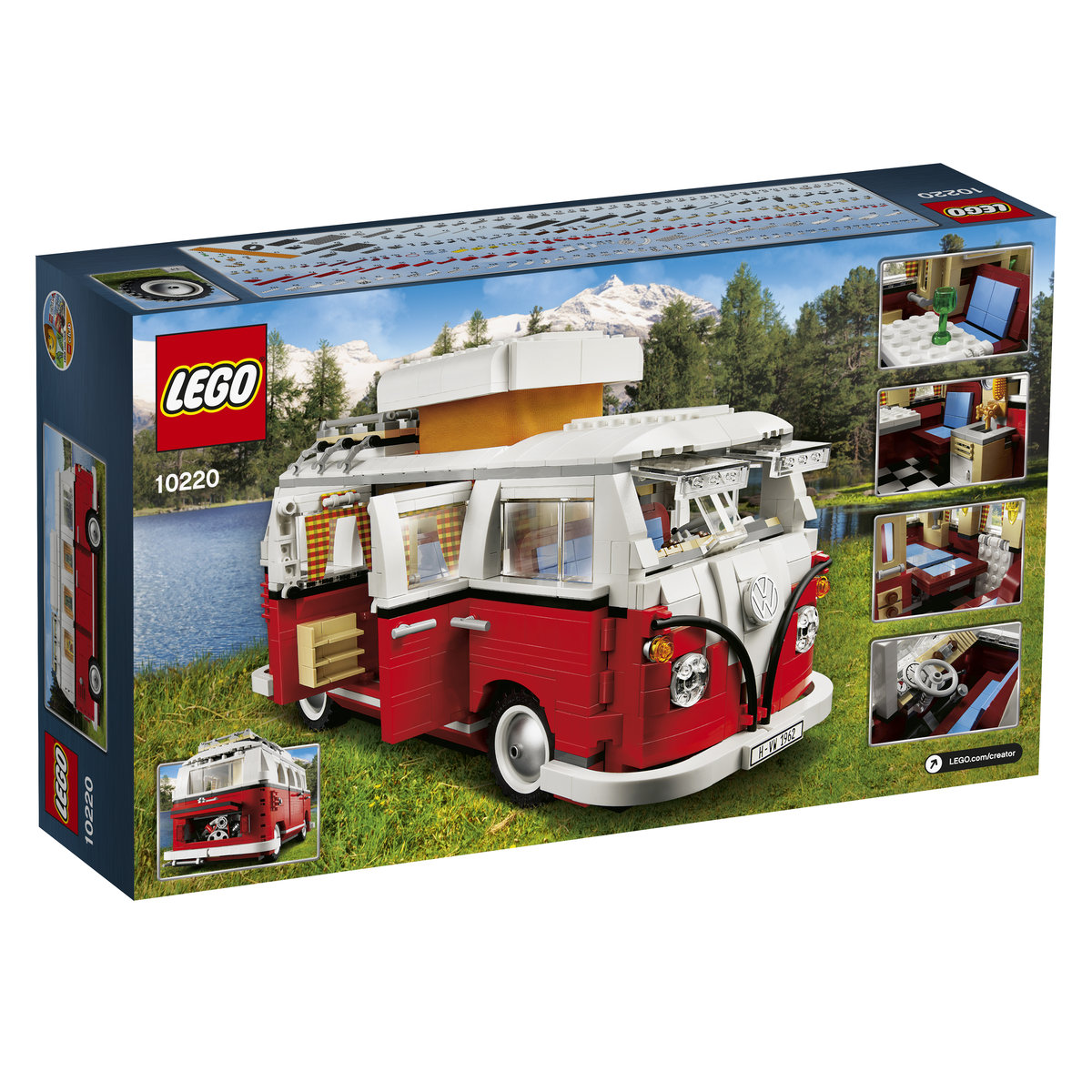 LEGO Creator Expert, klocki Mikrobus kempingowy Volkswagen T1, 10220 - LEGO  | Sklep EMPIK.COM