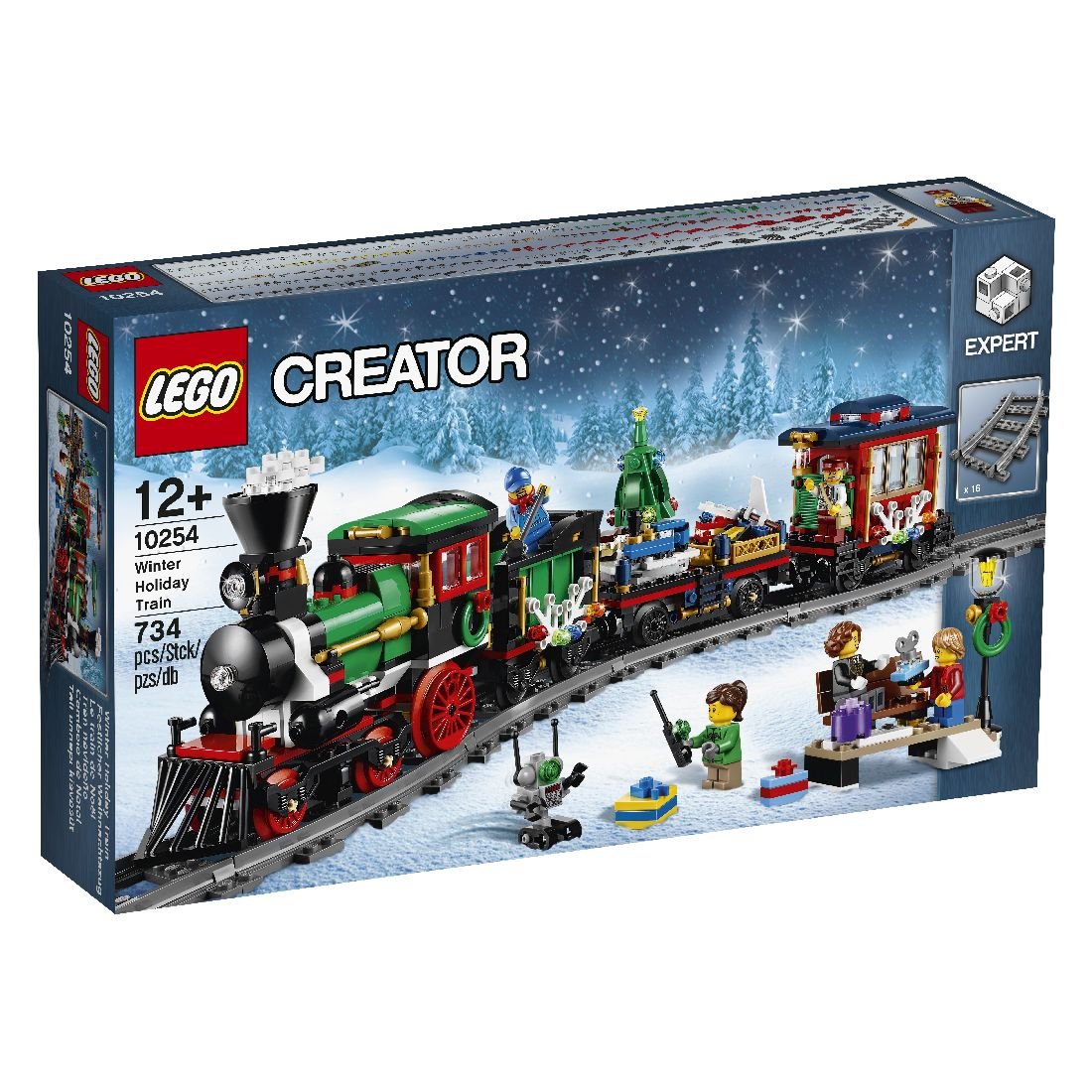 LEGO Creator Expert, klocki Świąteczny pociąg, 10254