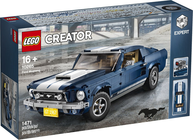 LEGO Creator Expert, model z klocków Ford Mustang 10265