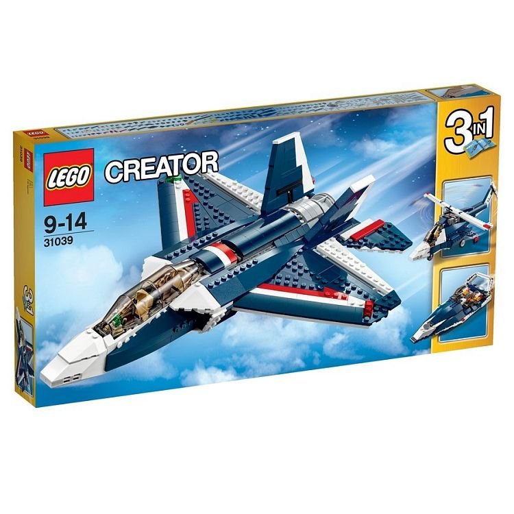 LEGO Creator, klocki Błękitny odrzutowiec, 31039