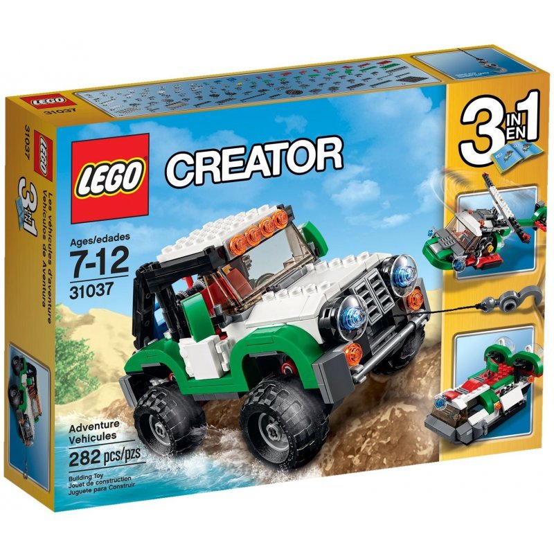 LEGO Creator, klocki Przygoda z pojazdami, 31037