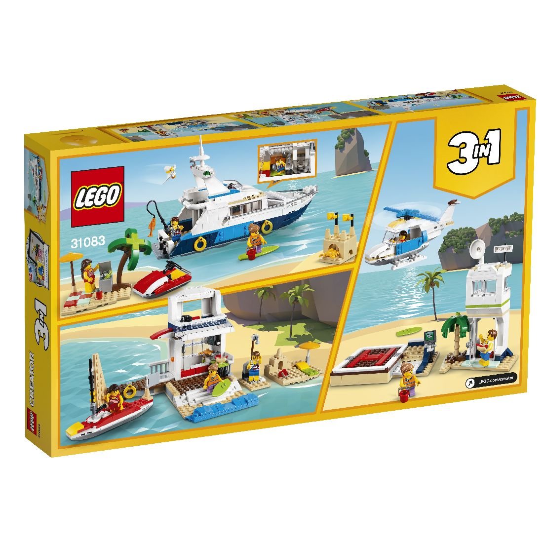 LEGO Creator, klocki Przygody w podróży, 31083