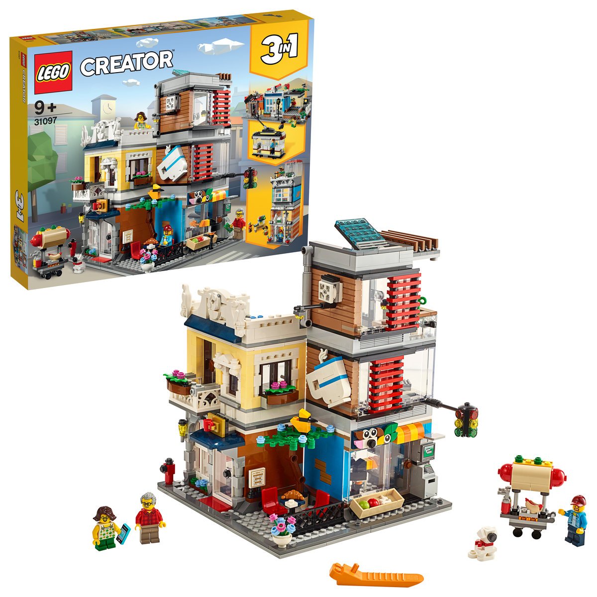LEGO Creator, klocki Sklep zoologiczny i kawiarenka, 31097