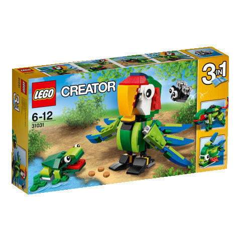 LEGO Creator, klocki Zwierzęta z lasu deszczowego, 31031