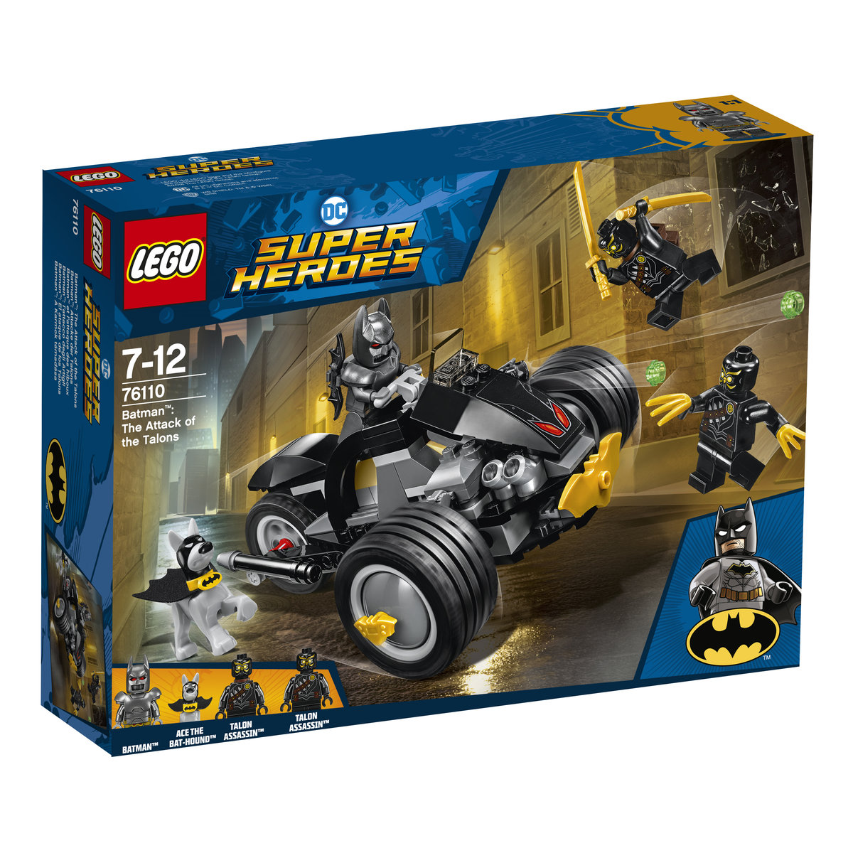 LEGO DC Batman, Super Heroes, klocki Batman: atak Szponów, 76110