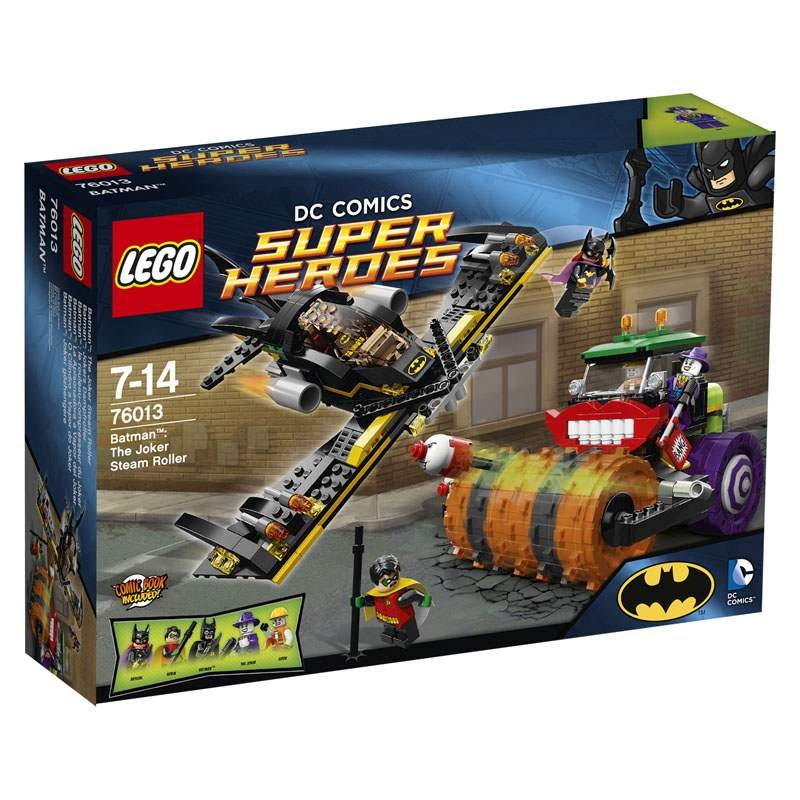 LEGO DC Comics, Super Heroes, Batman, klocki Parowy walec Jokera, 76013
