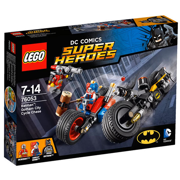 LEGO DC Comics, Super Heroes, Batman, klocki Pościg w Gotham City, 76053