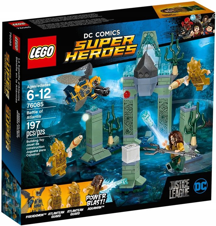 LEGO DC Comics, Super Heroes, klocki Bitwa o Atlantis, 76085