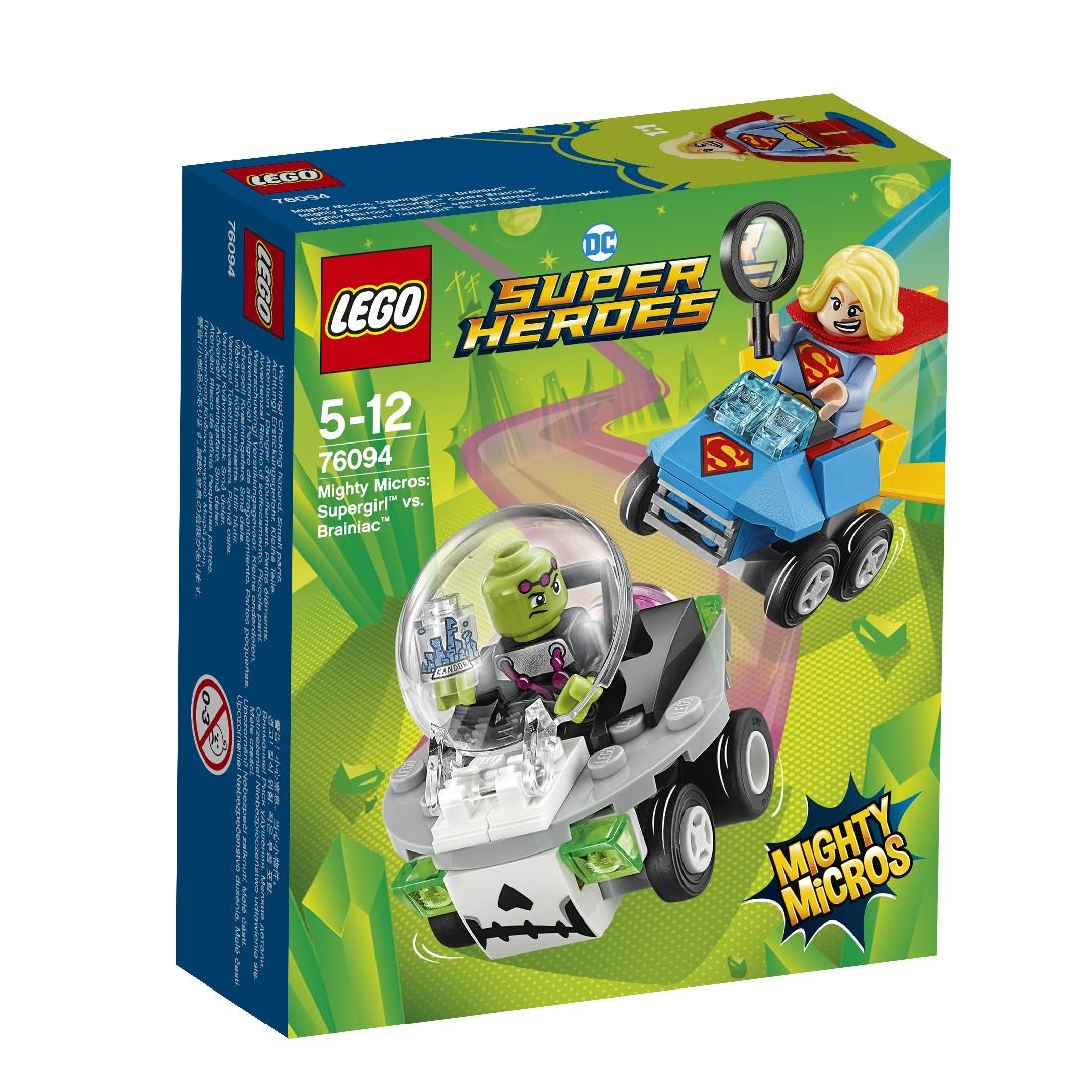 LEGO DC Comics, Super Heroes, klocki Supergirl vs. Brainiac, 76094