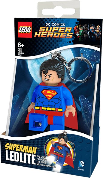 Фото - Люстра / світильник Lego DC Super Heroes, Świecąca figurka, Superman 
