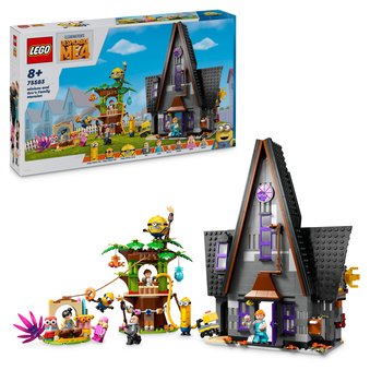 LEGO Despicable Me, klocki, Rodzinna rezydencja Gru i minionków, 75583 - LEGO