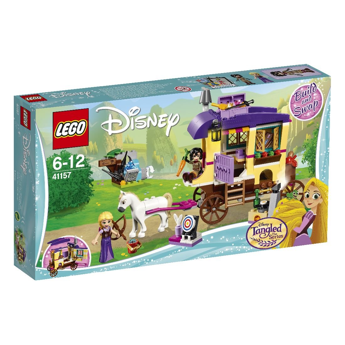 LEGO Disney Princess, klocki Karawana podróżna Roszpunki, 41157