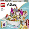 LEGO Disney Princess, klocki, Książka z przygodami Arielki, Belli, Kopciuszka i Tiany, 43193 - LEGO