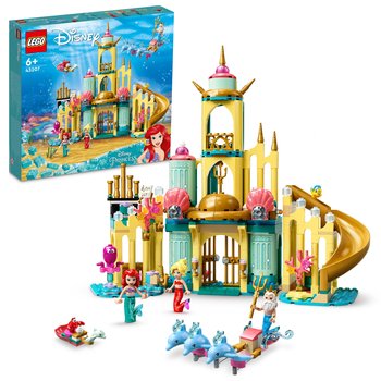 LEGO Disney Princess, klocki, Mała Syrenka, Podwodny pałac Arielki 43207 - LEGO