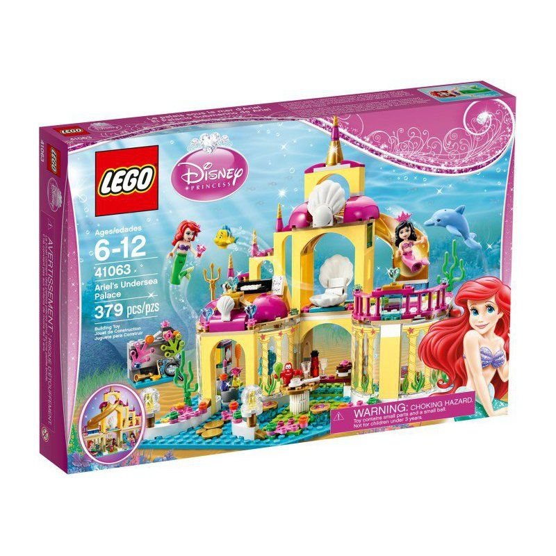 LEGO Disney Princess, klocki Podmorski pałac Arielki, 41063