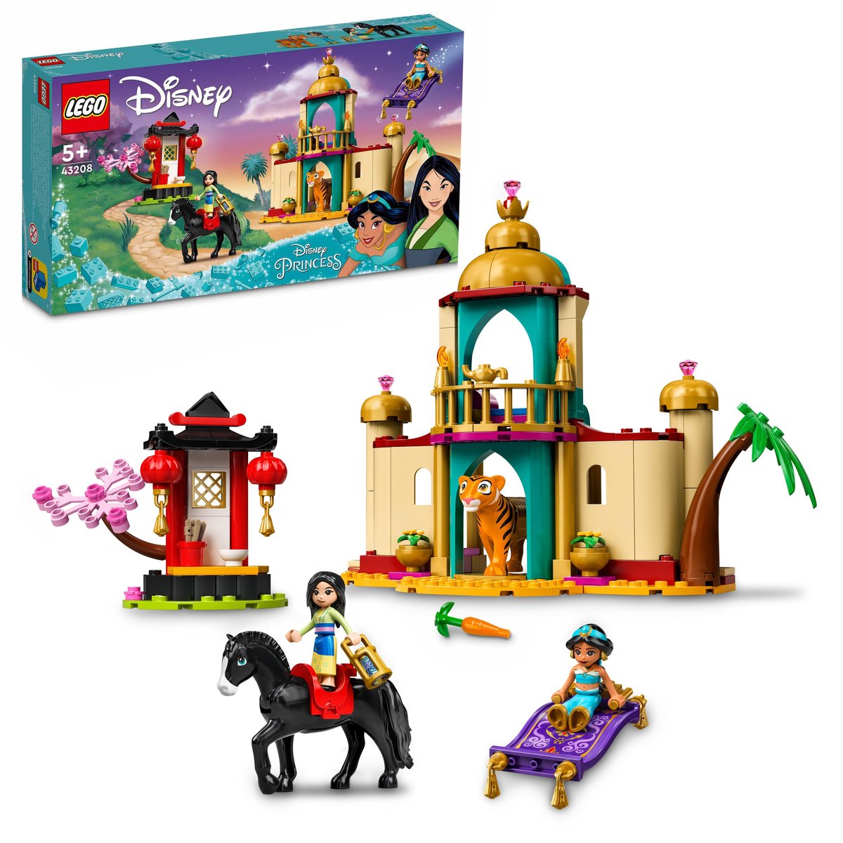 LEGO Disney Princess, klocki, Przygoda Dżasminy i Mulan, 43208