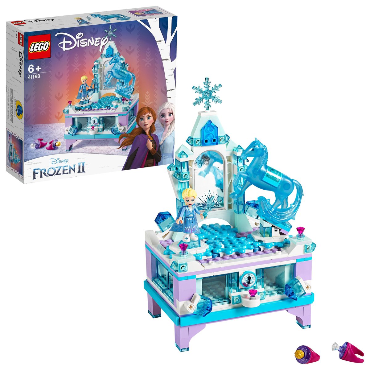 LEGO Disney Princess, klocki, Szkatułka na biżuterię Elsy, 41168