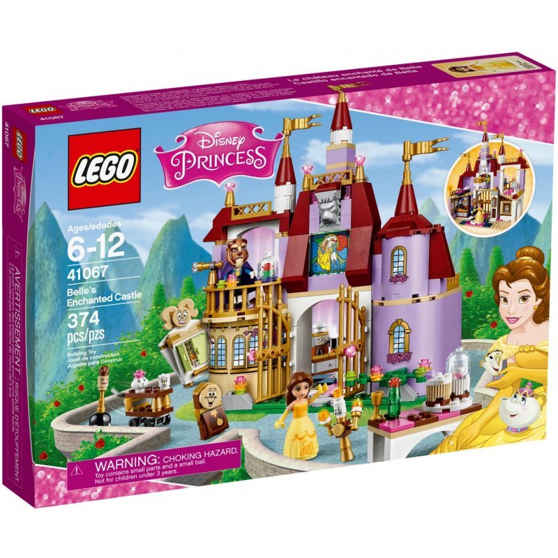 LEGO Disney Princess, klocki Zaczarowany zamek Belli, 41067