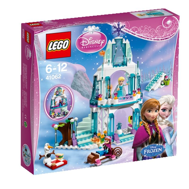 LEGO Disney Princess, Kraina Lodu, klocki Błyszczący lodowy zamek Elzy, 41062