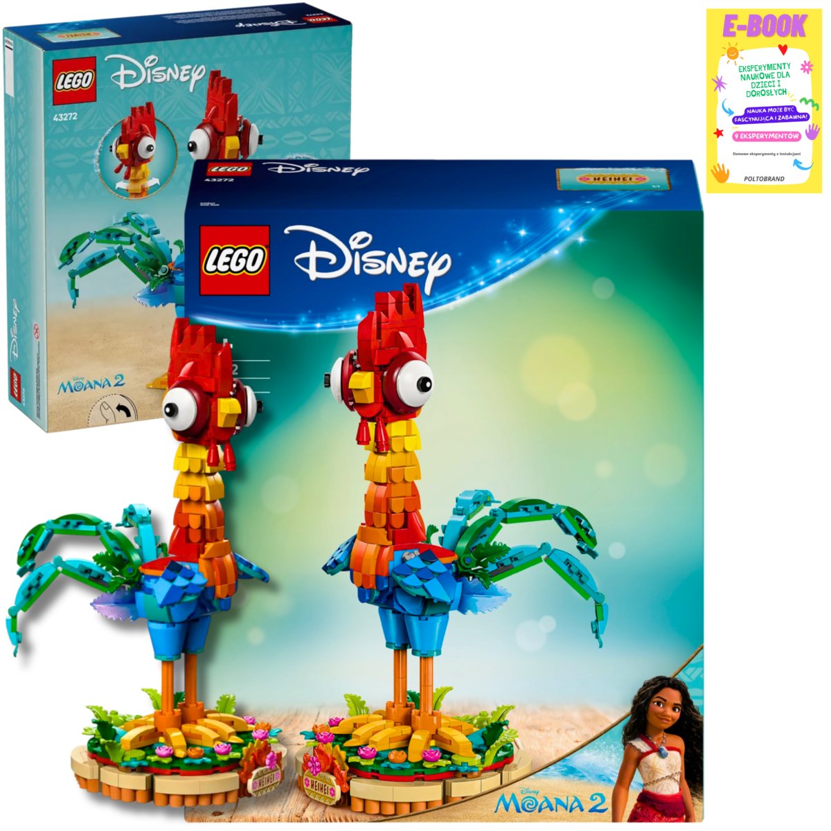 LEGO DISNEY VAIANA 2 HEIHEI 43272 LEGO PRZENT + EBOOK