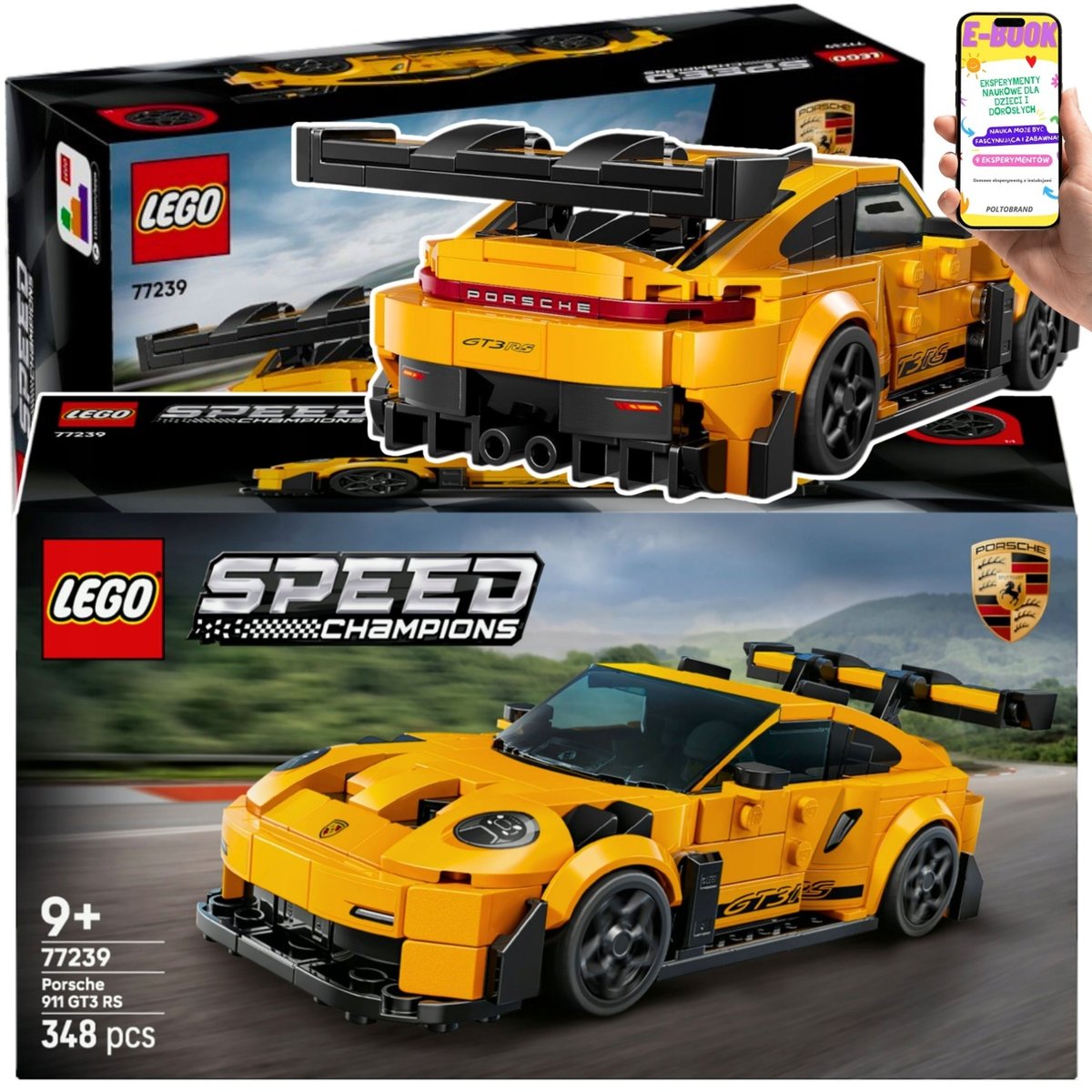 LEGO DLA CHŁOPCA PORSCHE | SPEED CHAMPIONS (77239) – Kultowy ...