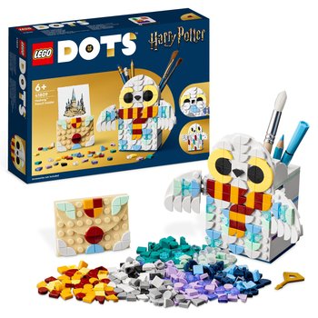 LEGO DOTS, Pojemnik na długopisy w kształcie Hedwigi, 41809 - LEGO
