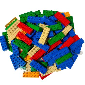 LEGO® DUPLO® 2x6 klocków w różnych kolorach - 2300 NOWOŚĆ! Ilość 250x - LEGO